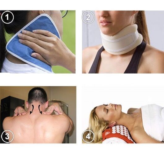 Métodos para o tratamento da osteocondrose cervical em casa