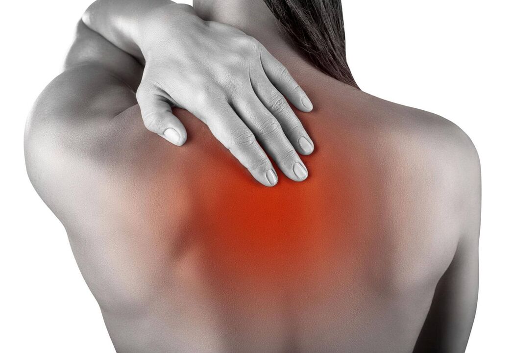 Dor para osteocondrose cervical